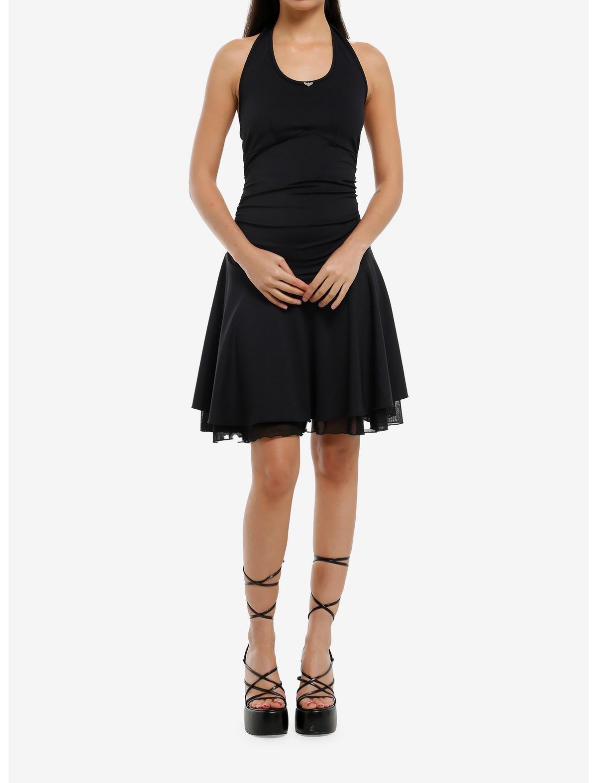 Cosmic Aura Death Moth Halter Dress - US 7701