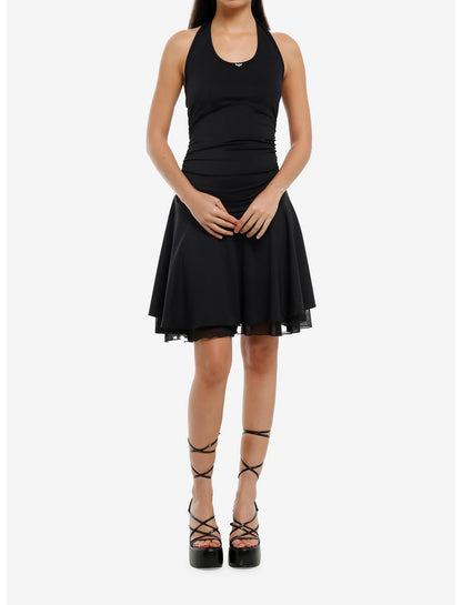 Cosmic Aura Death Moth Halter Dress - US 7701