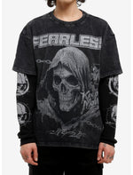 Fearless Grim Reaper Thermal Long-Sleeve T-Shirt - US 7919