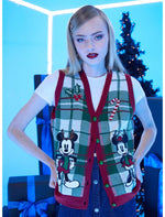 Her Universe Disney Mickey Mouse & Minnie Mouse Holiday Icons Girls Sweater Vest - US 1789