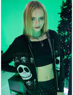Her Universe The Nightmare Before Christmas Jack Fair Isle Girls Hoodie - US 8047