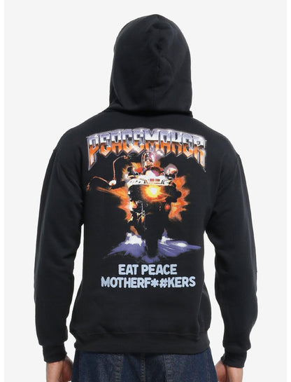 DC Comics Peacemaker Eat Peace Hoodie - US 6133