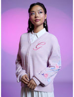 Her Universe Wicked Glinda Embroidered Girls Cardigan - US 6041