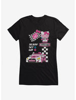 Hello Kitty Ready Set Go Racing Car Girls T-Shirt - US 4819