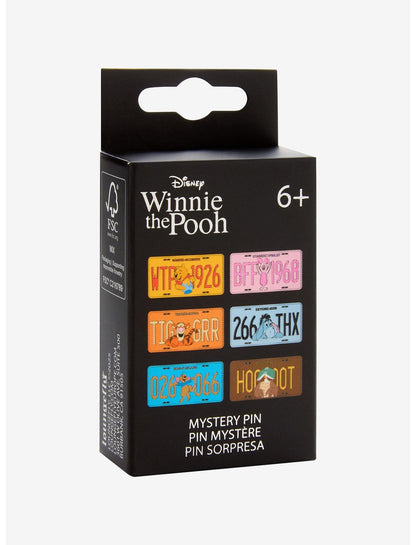 Loungefly Disney Winnie The Pooh License Plate Blind Box Enamel Pin Hot Topic Exclusive - US 8067