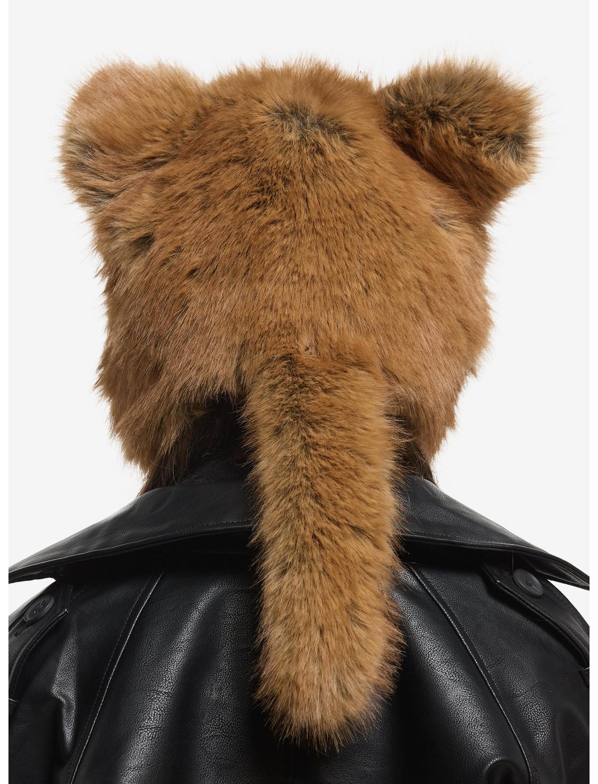 Fox Tail Fuzzy Tassel Beanie - US 2398