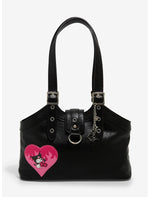 Kuromi Pink Flame Heart Shoulder Bag - US 1548