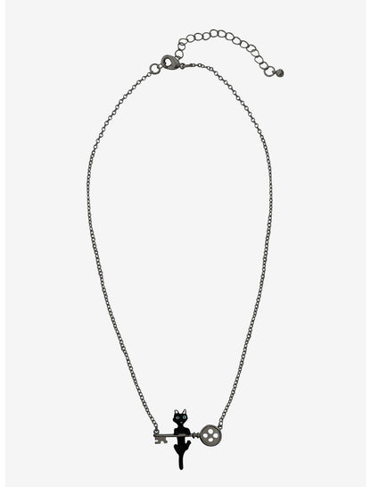 Coraline Cat Key Necklace - US 6152