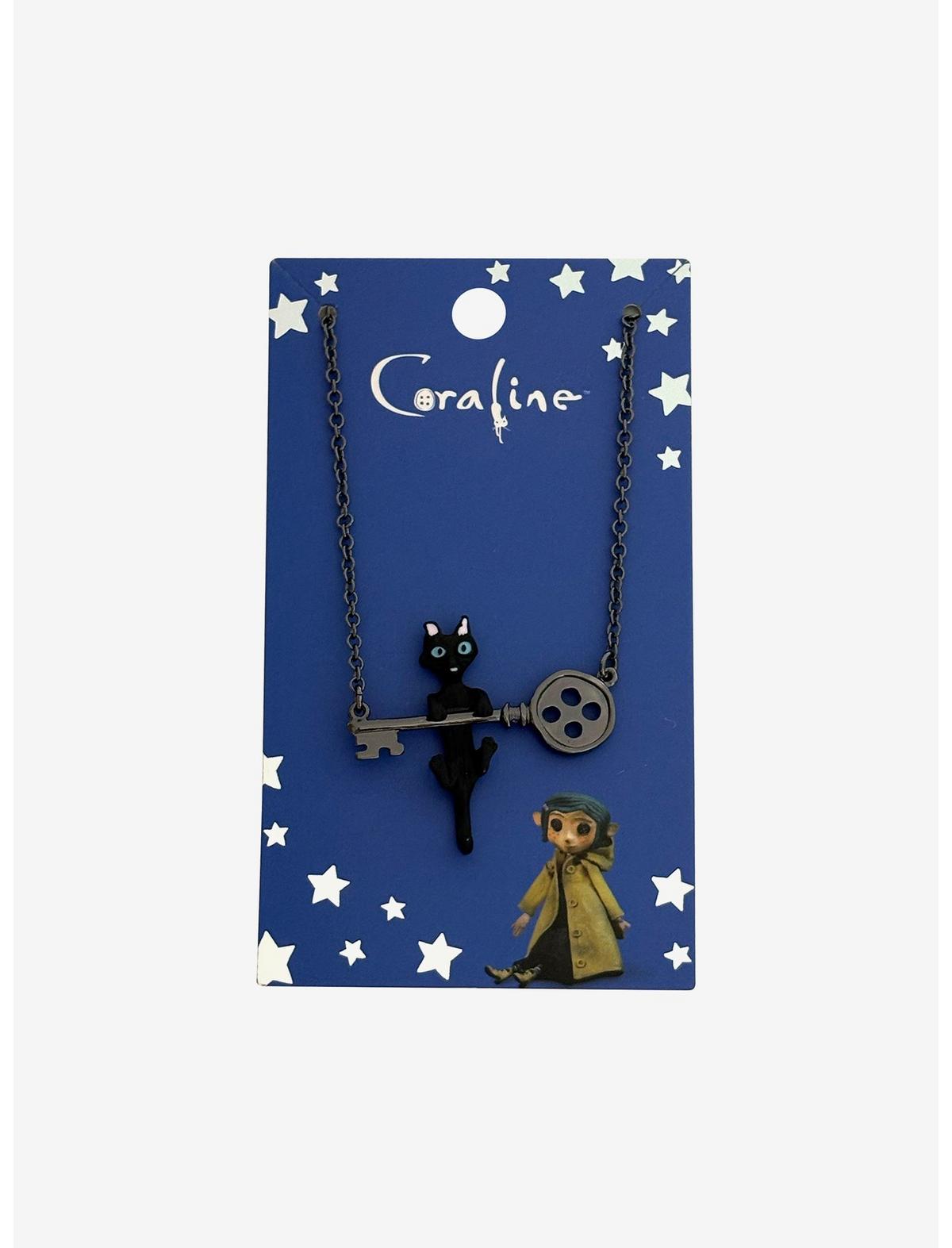 Coraline Cat Key Necklace - US 6152