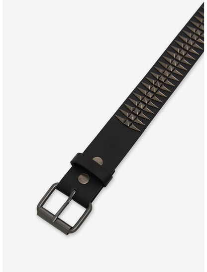 Black & Silver Triangle Stud Belt - US 6513