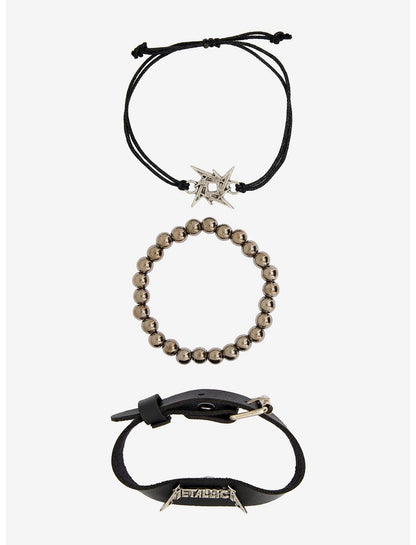 Metallica Logo Bracelet Set - US 7923