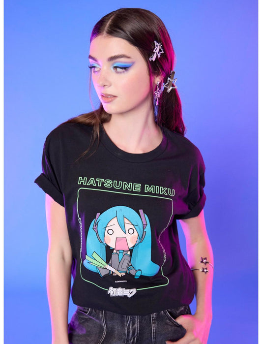 Hatsune Miku Hachune Leek Girls T-Shirt - US 3506