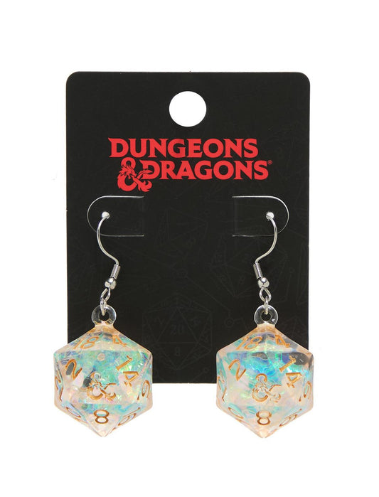 Dungeons & Dragons Iridescent Polyhedral Dice Earrings - US 0631