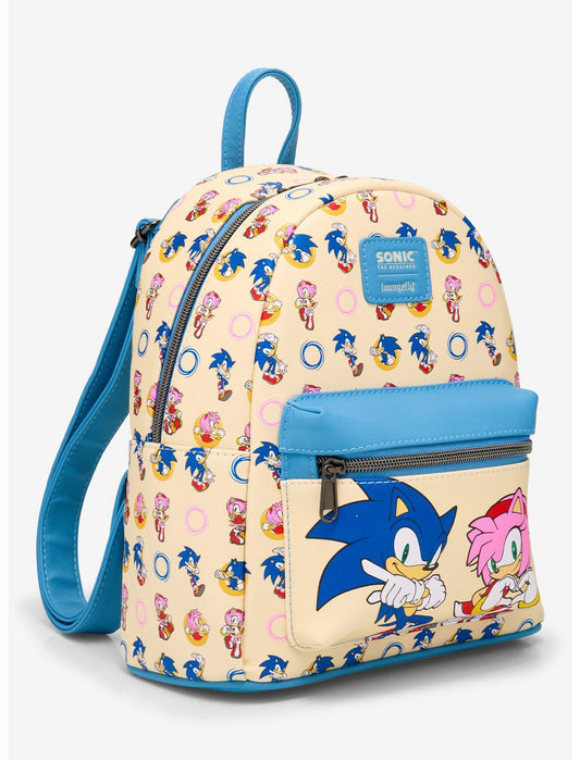 Loungefly Sonic The Hedgehog Amy Rose & Sonic Mini Backpack - US 9359