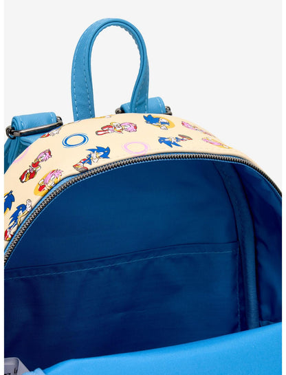 Loungefly Sonic The Hedgehog Amy Rose & Sonic Mini Backpack - US 9359