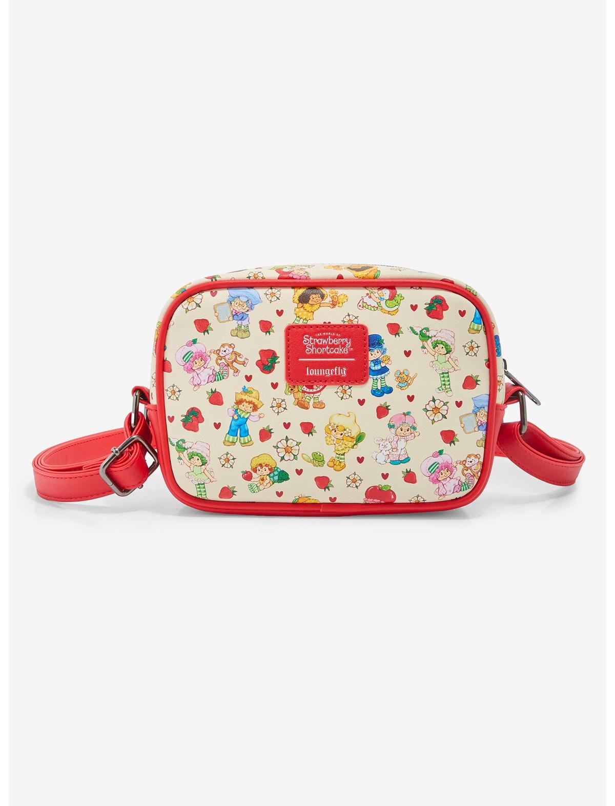Loungefly Strawberry Shortcake And Friends Allover Print Crossbody Bag - US 5038