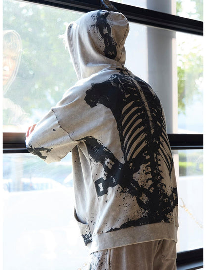 Chained Rib Cage Hoodie - US 0520