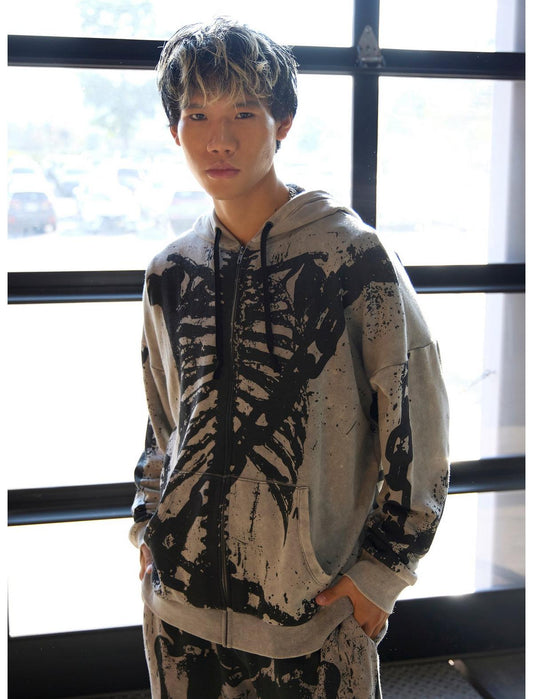 Chained Rib Cage Hoodie - US 0520