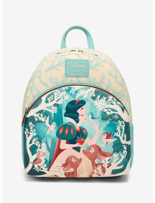 Loungefly Disney Snow White And The Seven Dwarfs Forest Animals Mini Backpack - US 7876