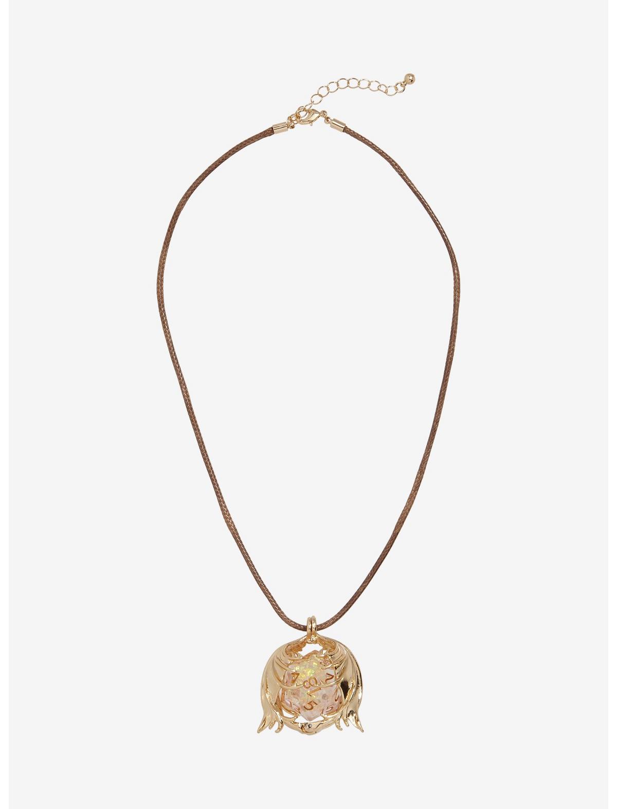Dungeons & Dragons Dice Dragon Wing Necklace - US 4492