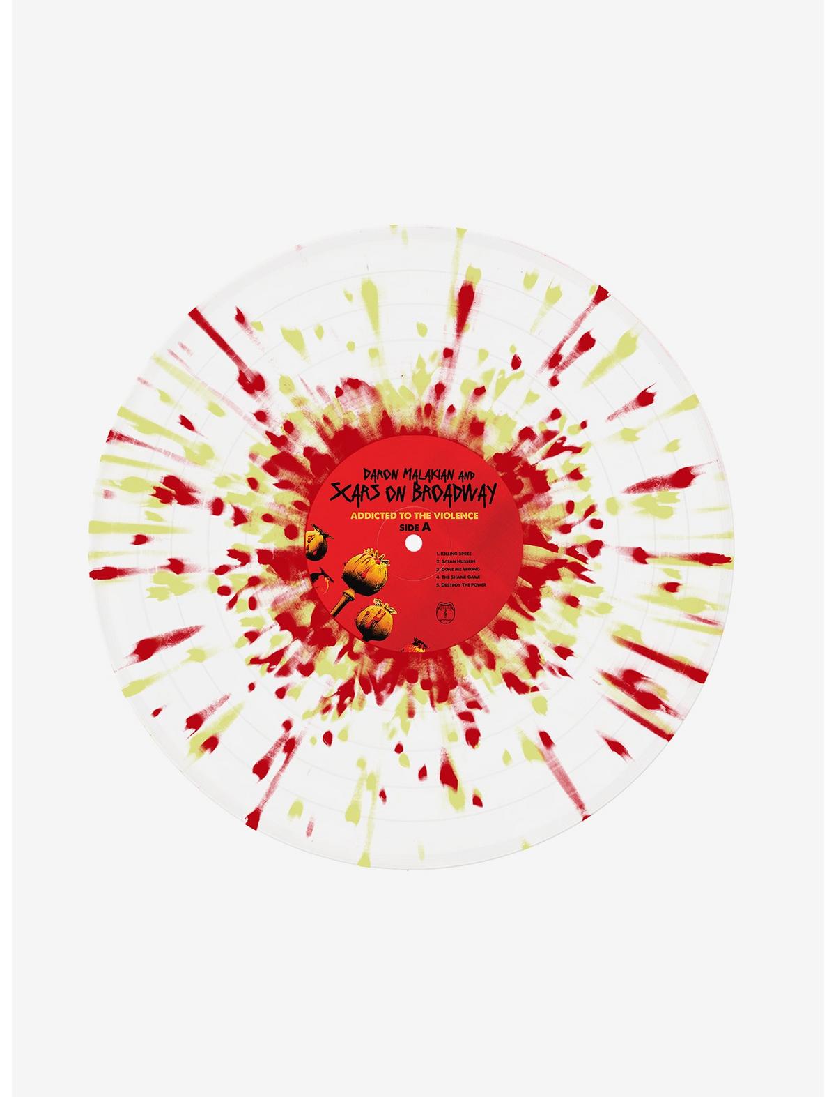 Daron Malakian And Scars On Broadway Addicted To Violence (Red & Yellow Splatter) Vinyl LP Hot Topic Exclusive - US 0121