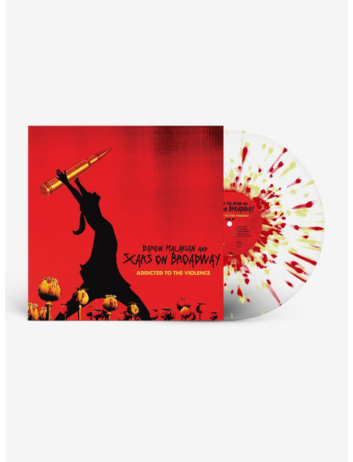 Daron Malakian And Scars On Broadway Addicted To Violence (Red & Yellow Splatter) Vinyl LP Hot Topic Exclusive - US 0121