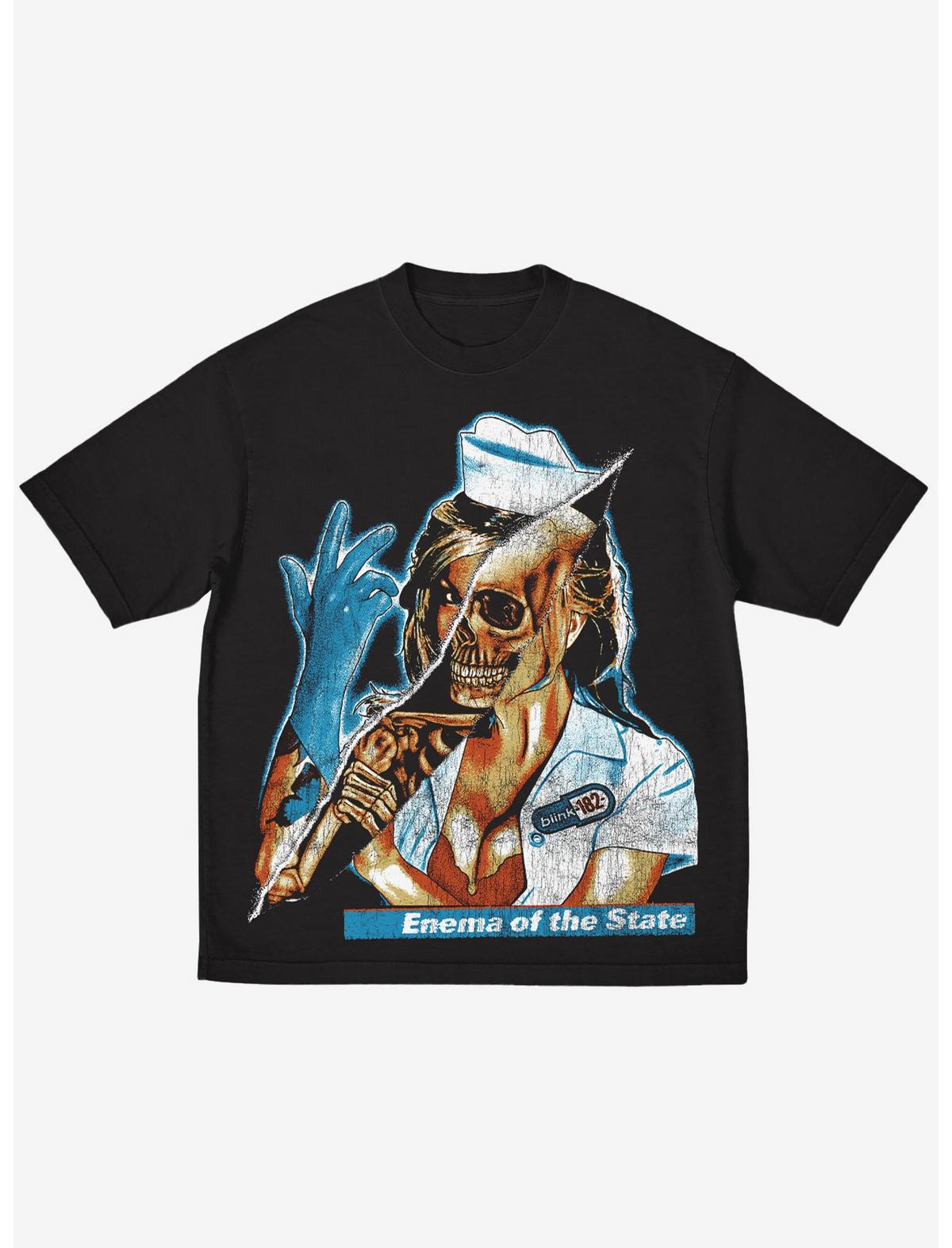 Blink-182 Skeleton Nurse T-Shirt - US 4122