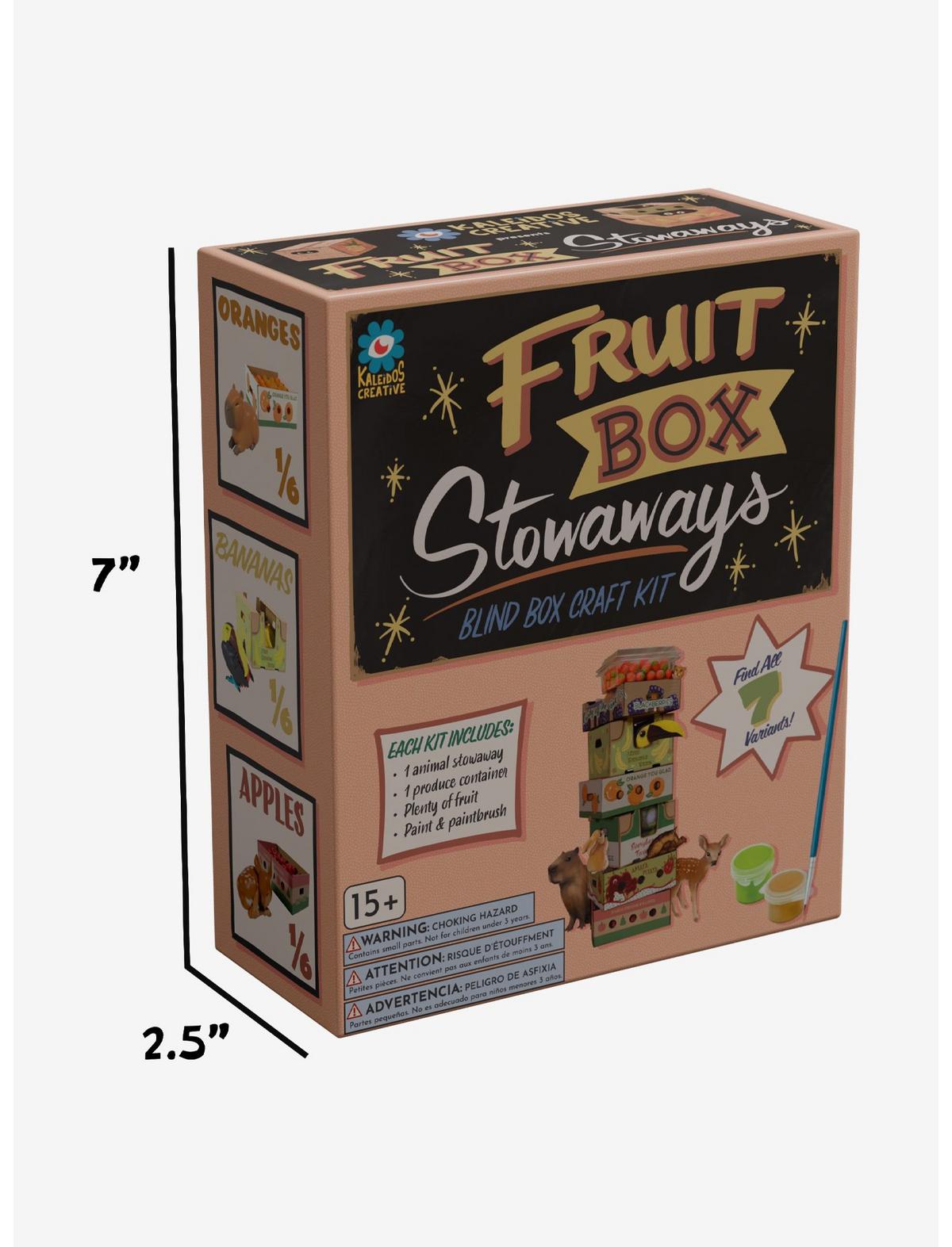 Kaleidos Creative Fruit Box Stowaways Blind Box Figure - US 3402