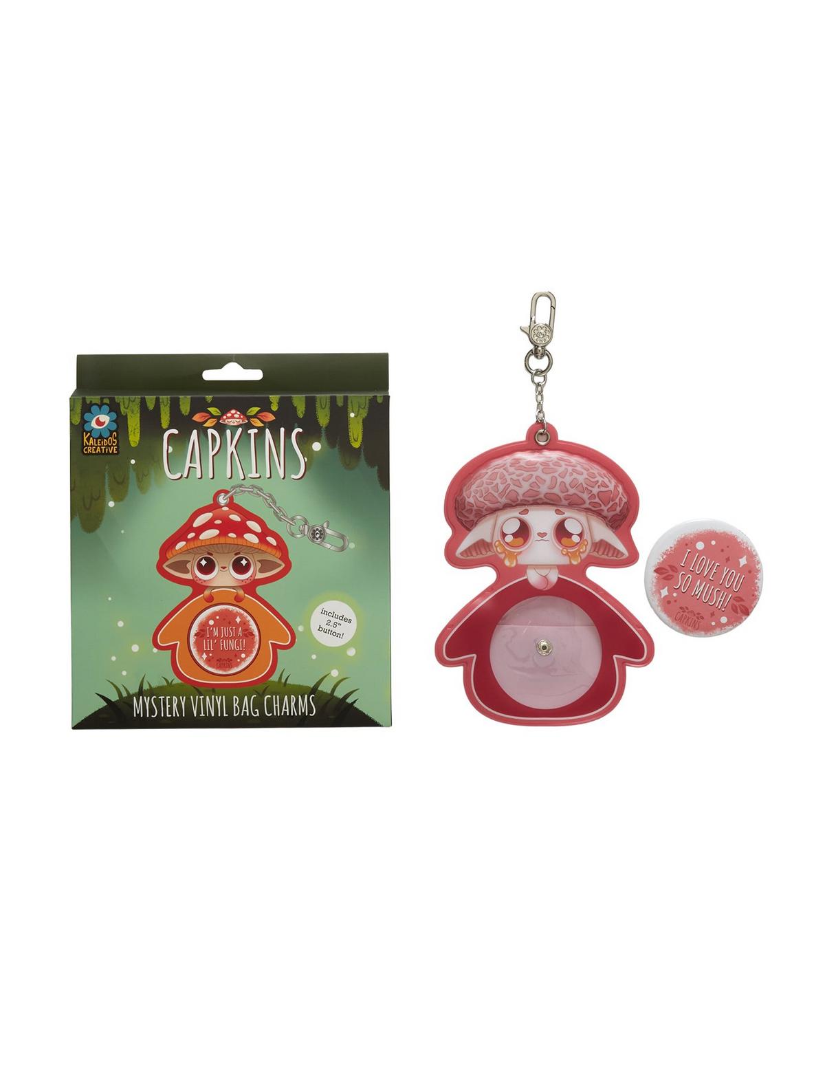 Kaleidos Creative Capkins Blind Box Button Holder Vinyl Bag Charm - US 2112