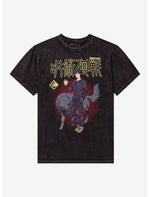 Jujutsu Kaisen Megumi Divine Dog Mineral Wash T-Shirt - US 4177