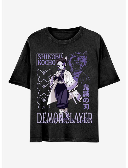 Demon Slayer: Kimetsu No Yaiba Shinobu Kocho Butterflies T-Shirt - US 1694