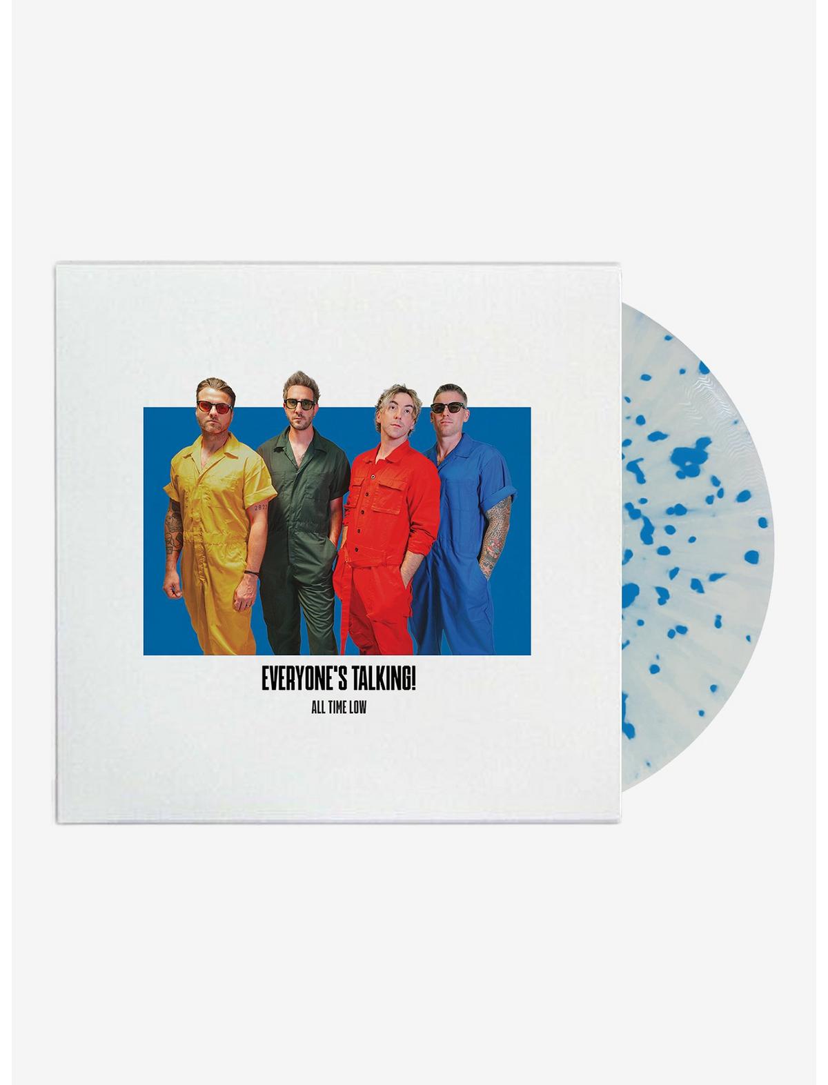 All Time Low Everyone's Talking! (White & Blue Splatter) Vinyl LP Hot Topic Exclusive - US 3965