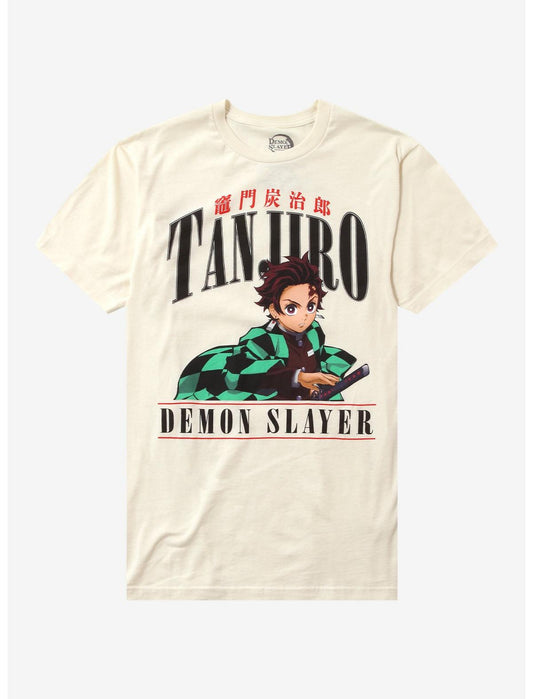 Demon Slayer: Kimetsu No Yaiba Tanjiro Name Panel T-Shirt - US 0255