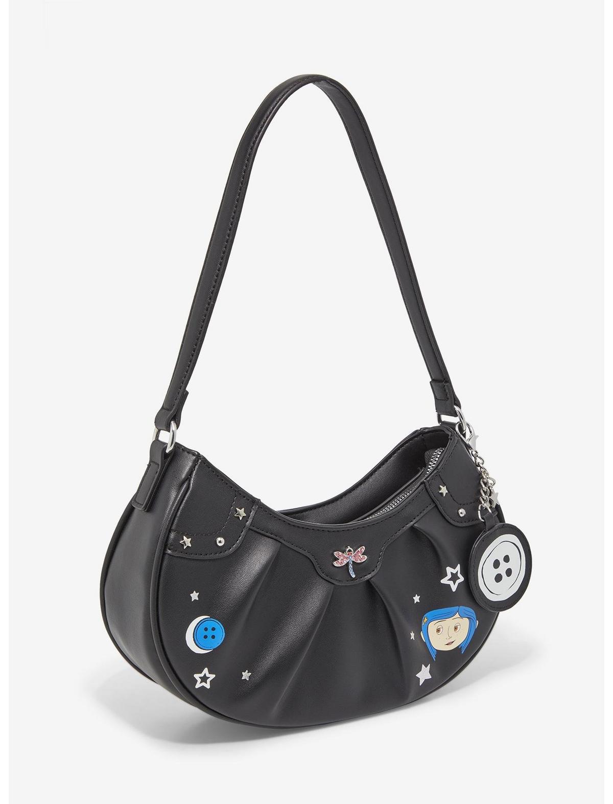 Coraline Key Chain Glow-In-The-Dark Shoulder Bag - US 7179