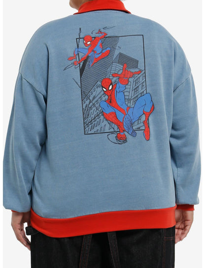 Marvel Spider-Man Comic Girls Bomber Jacket Plus Size - US 2523