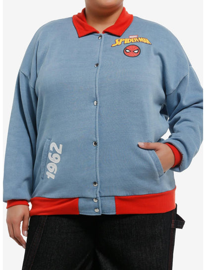 Marvel Spider-Man Comic Girls Bomber Jacket Plus Size - US 2523