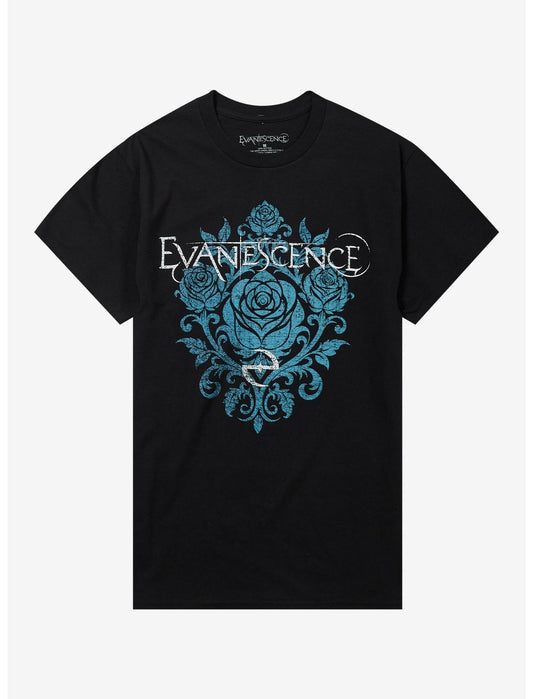 Evanescence Blue Roses T-Shirt - US 3788