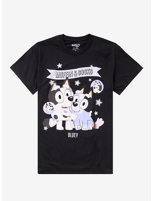 Bluey Muffin & Socks Star T-Shirt - US 4848