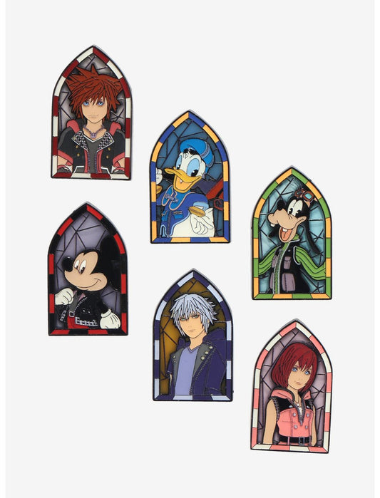 Loungefly Disney Kingdom Hearts Stained Glass Blind Box Enamel Pin Hot Topic Exclusive - US 6117