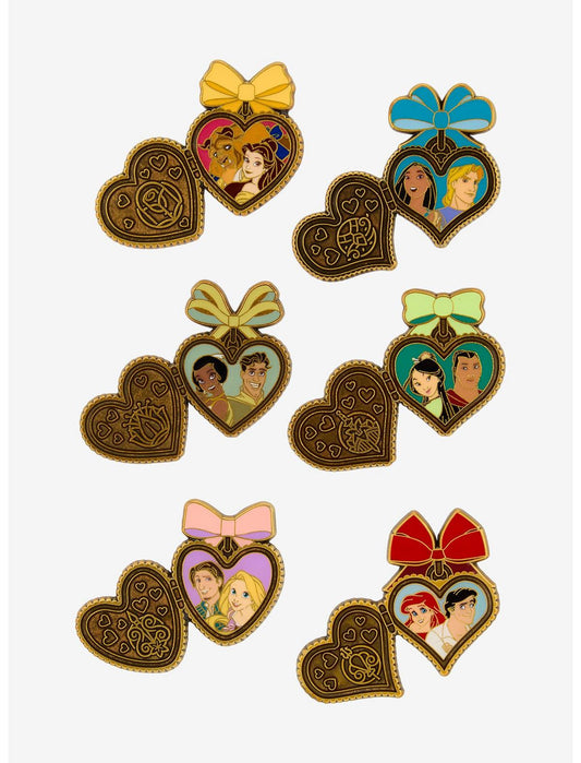 Loungefly Disney Princess Couple Locket Blind Box Enamel Pin Hot Topic Exclusive - US 5329