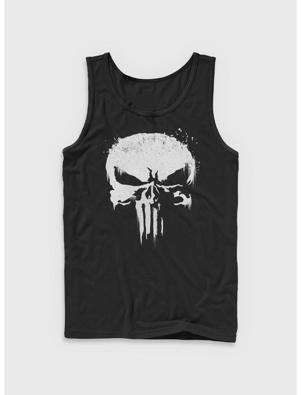 Marvel Punisher Skull Whiteout Tank - US 6726