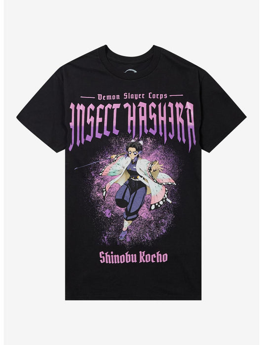 Demon Slayer: Kimetsu No Yaiba Shinobu Insect Hashira T-Shirt - US 6666