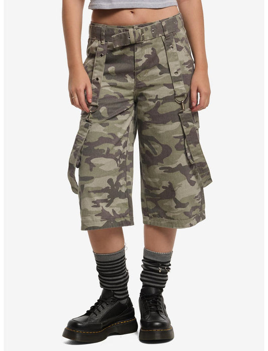 Camouflage Cargo Jorts - US 6338