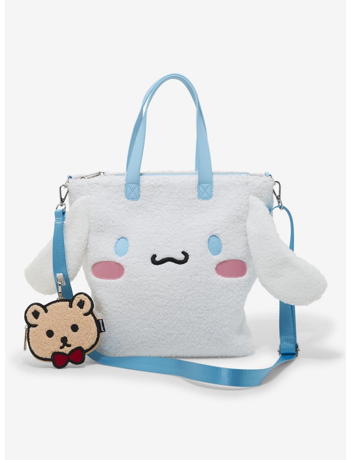 Loungefly Cinnamoroll Figural Sherpa Tote Bag With Coin Purse - US 2210
