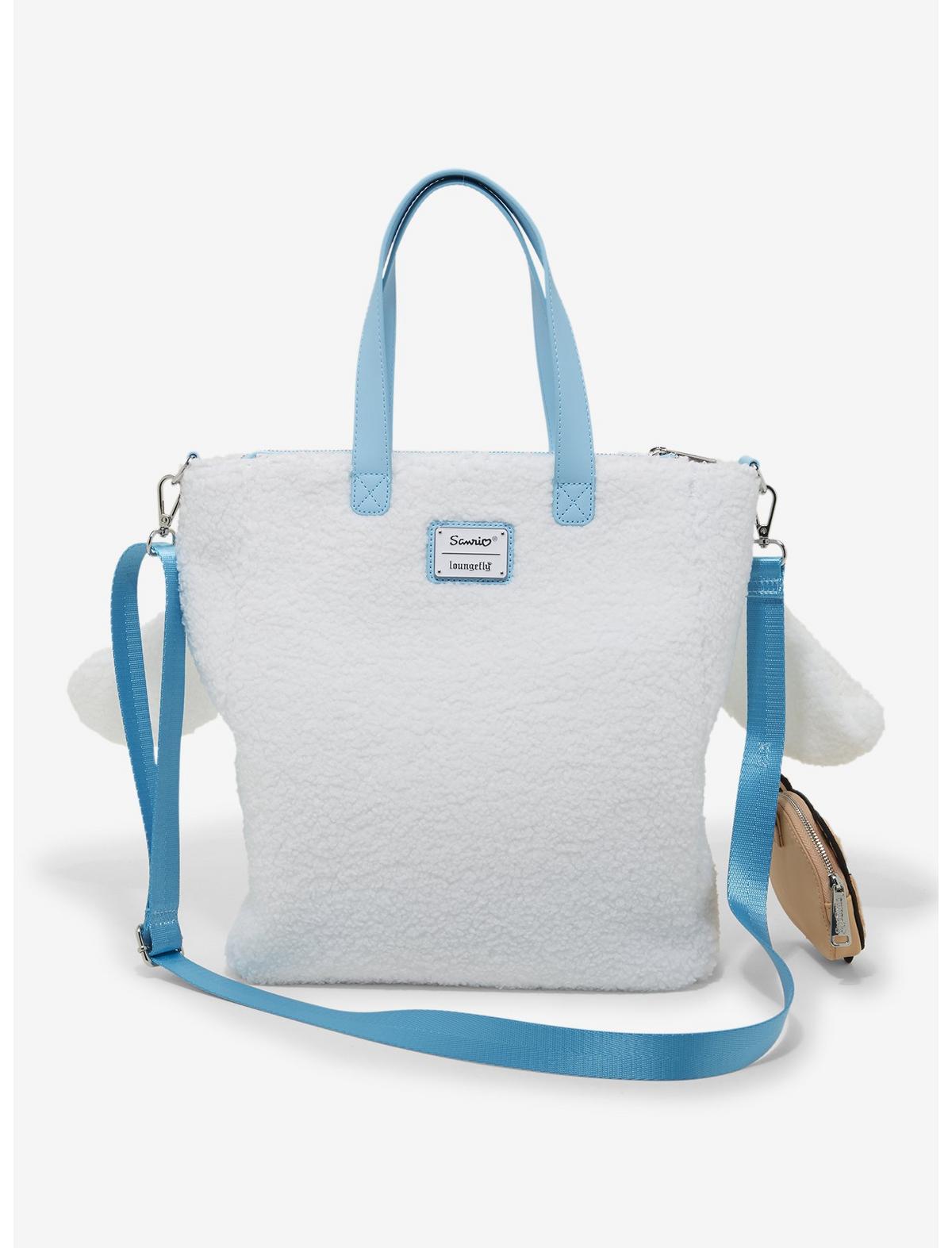 Loungefly Cinnamoroll Figural Sherpa Tote Bag With Coin Purse - US 2210