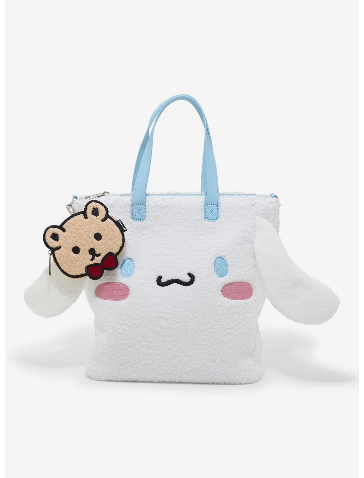 Loungefly Cinnamoroll Figural Sherpa Tote Bag With Coin Purse - US 2210