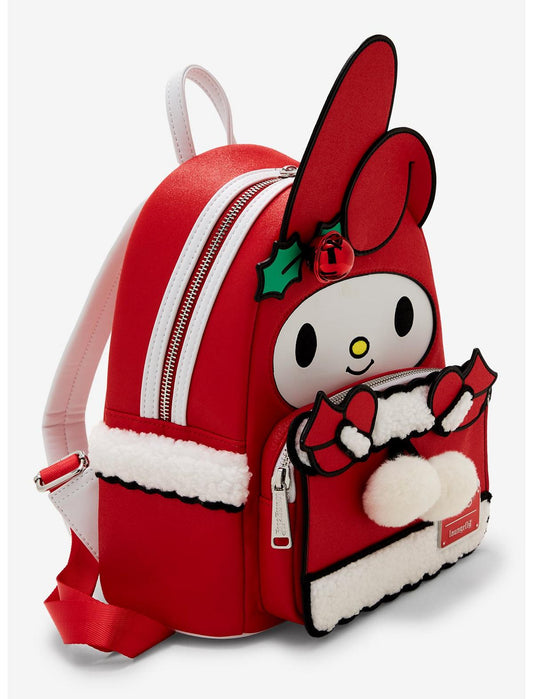 Loungefly My Melody Holiday Bell Mini Backpack - US 8570