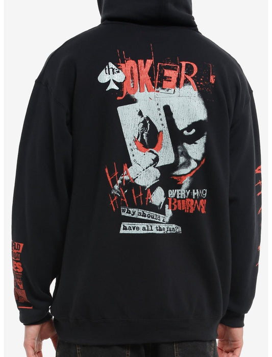 DC Comics The Joker World Without Rules Hoodie - US 0731