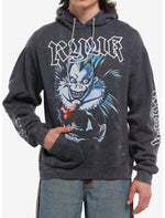 Death Note Ryuk Jumbo Print Dark Wash Hoodie - US 5316
