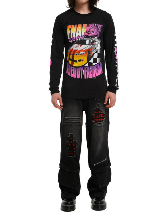 Five Nights At Freddy's Freddy Fazbear Racing Long-Sleeve T-Shirt - US 7085